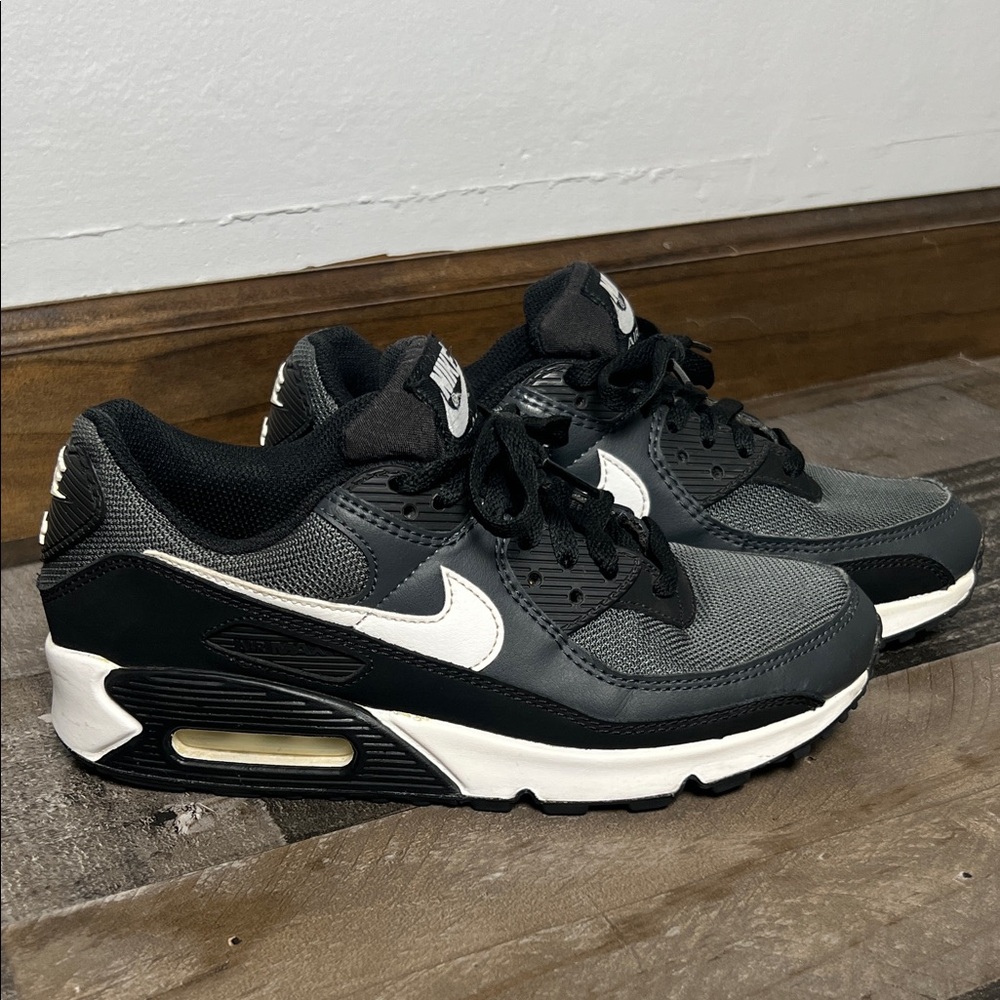 Nike Air Max Black Sneakers with White Logo
